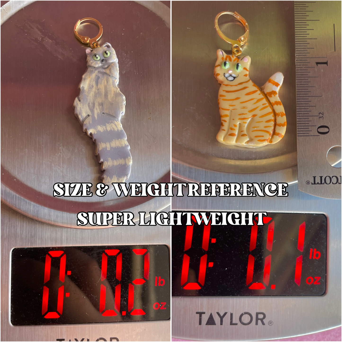 Custom Cat Earrings-READ DESCRIPTION