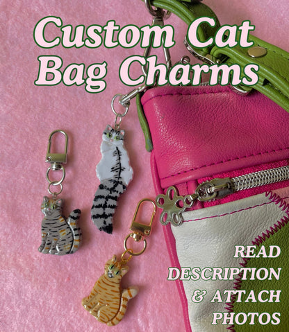 Custom Cat Bag Charm