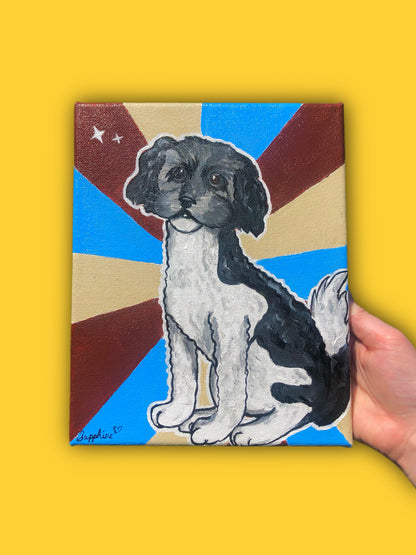 Custom Pet Portraits- Choose your size!