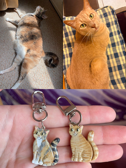 Custom Cat Bag Charm