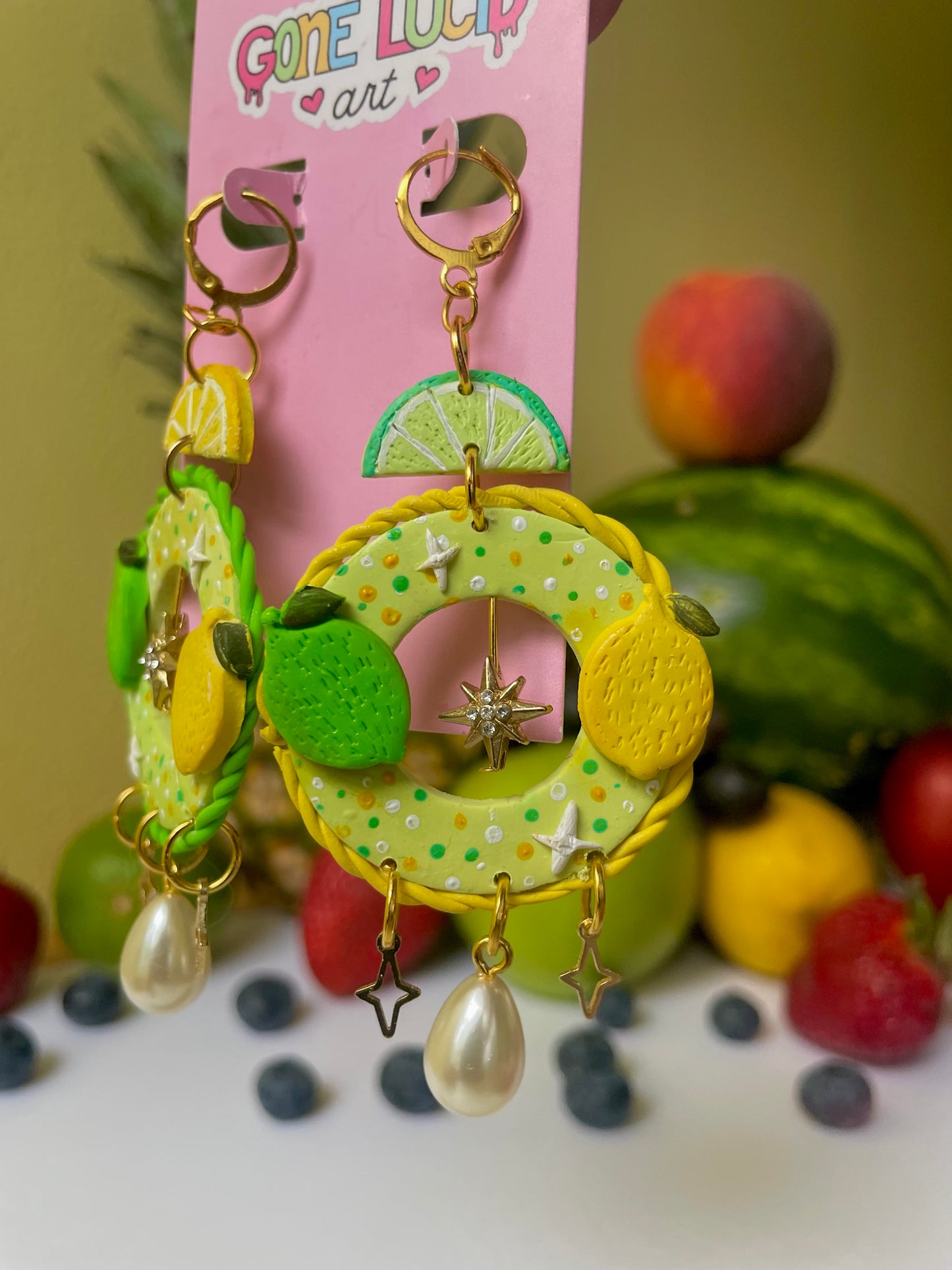 Lemon Lime Earrings