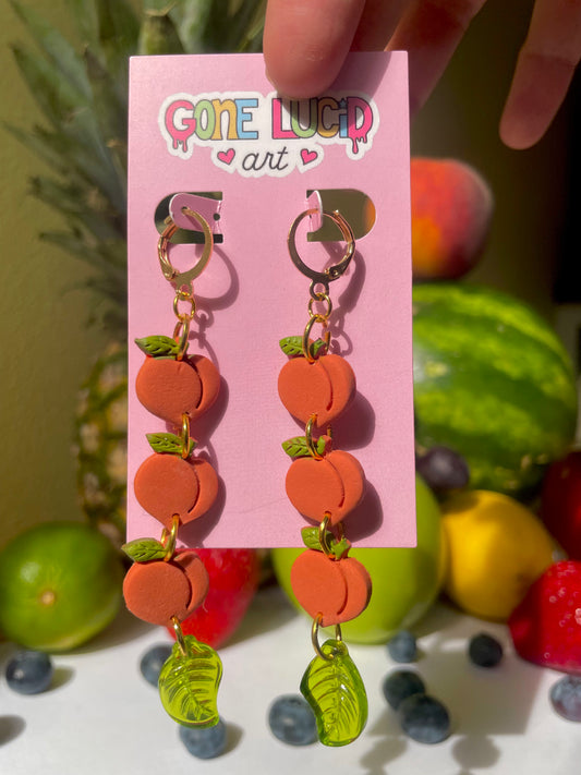 Peach Earrings