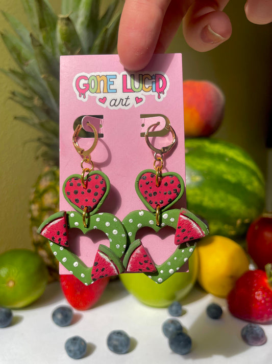 Watermelon Earrings