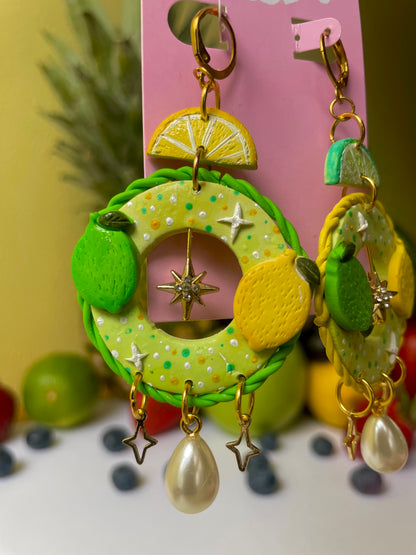 Lemon Lime Earrings