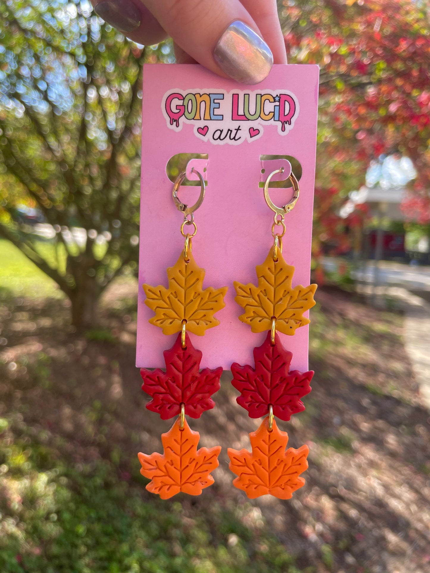 Fall Leaf Earrings