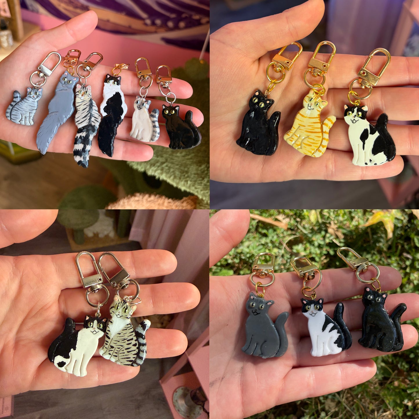 Custom Cat Bag Charm