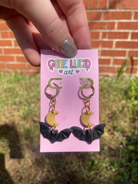 Bat Earrings